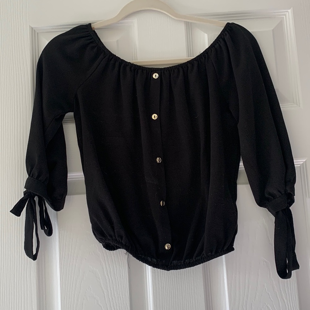 off the shoulder shirt